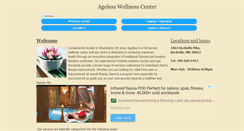 Desktop Screenshot of agelesswellness.org